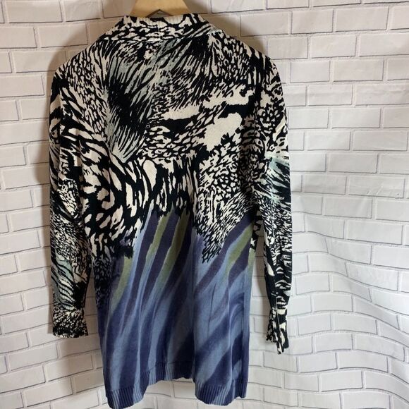 Nic + Zoe Mixed Media Cardigan Size PM - Picture 3 of 5